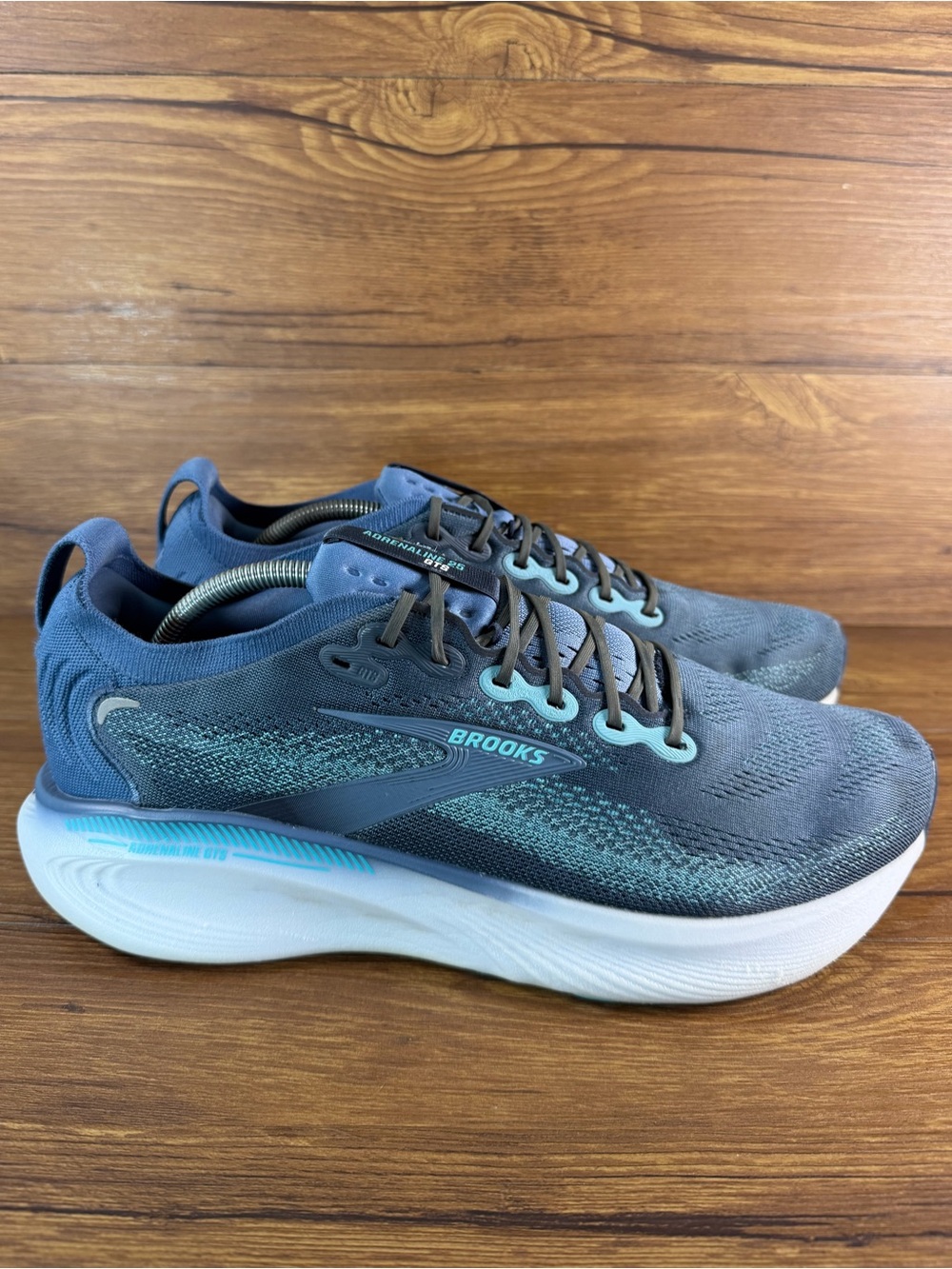 Brooks Adrenaline GTS 25 Shoes Mens Size 11.5 Blue Running Comfort Walking